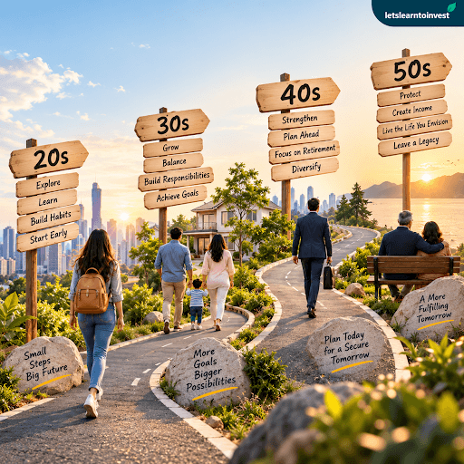 Investment Strategy for Different Life Stages: 20s, 30s, 40s & 50s